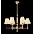 Подвесная люстра Crystal Lux FLAVIO SP6 GOLD, фото , изображение 2